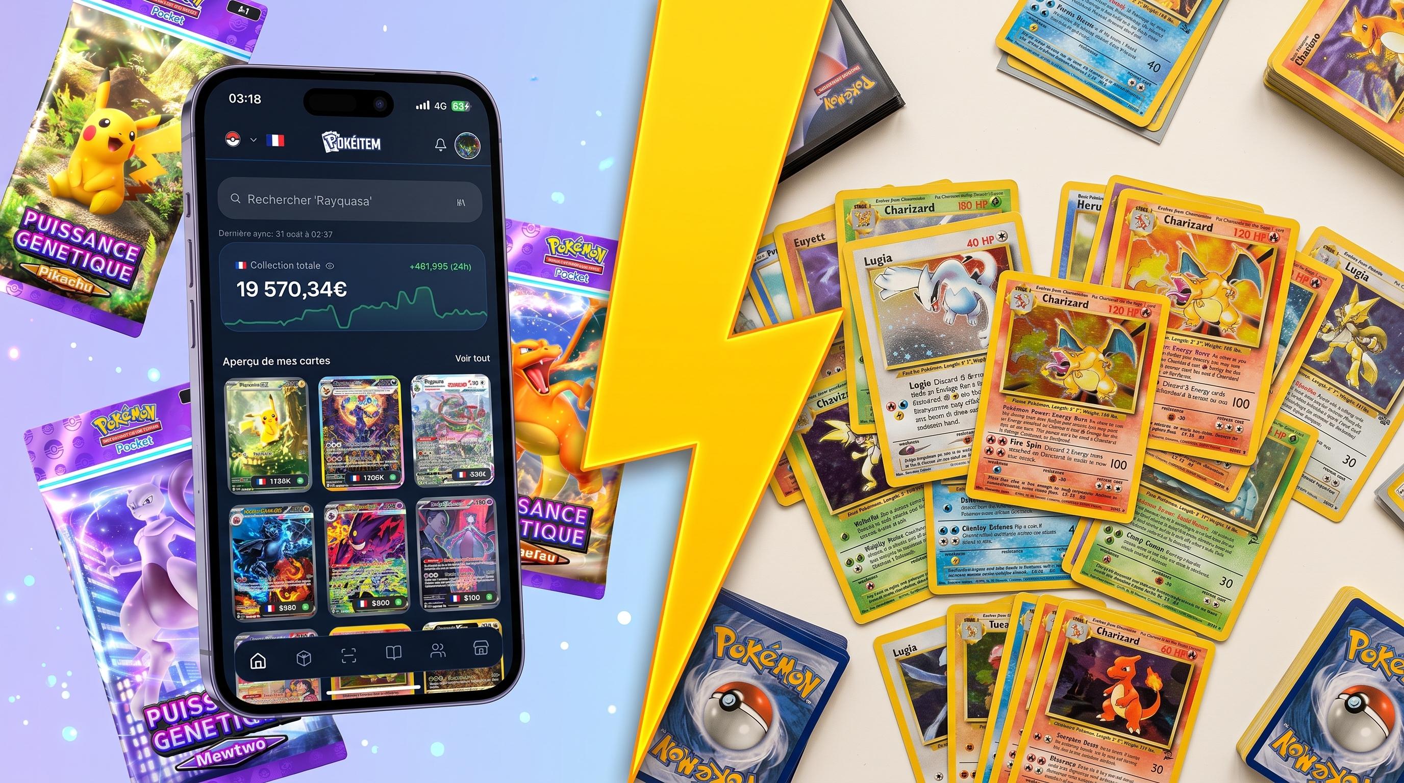 Pokémon TCG Pocket vs TCG physique : les différences