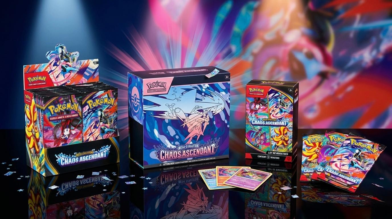 Chaos Ascendant (ME04) : tout sur la nouvelle extension Pokémon du 22 mai 2026