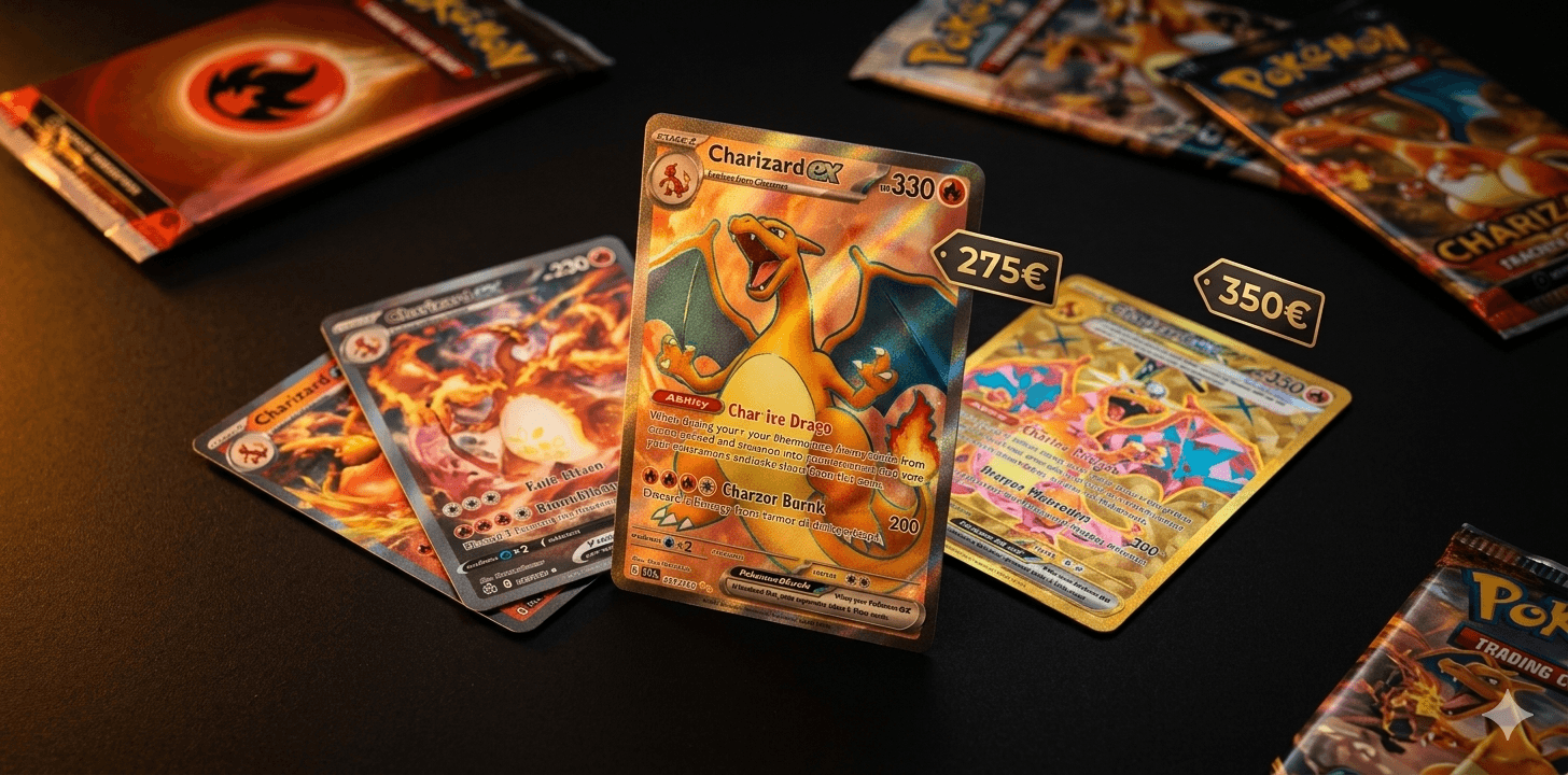 Charizard ex prix : la carte la plus chère du TCG en 2026