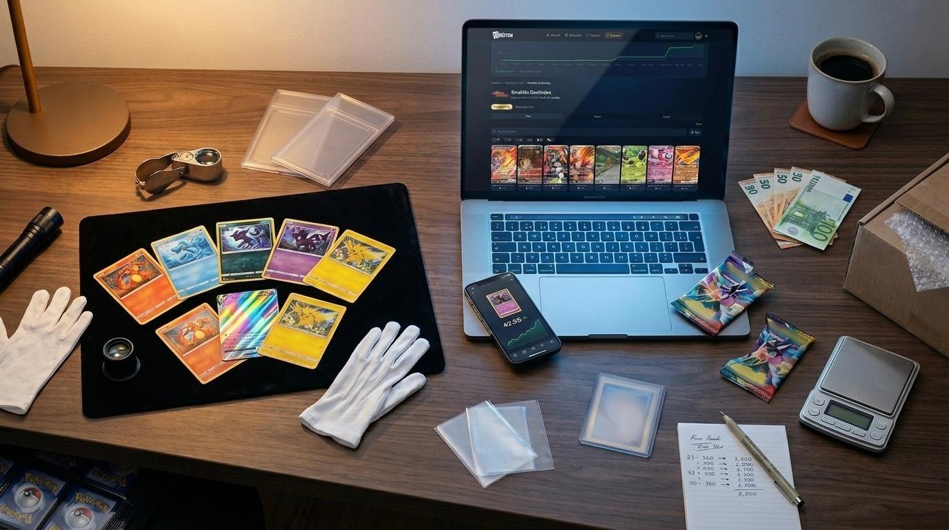 Prix carte Pokémon : comment connaître la cote de ses cartes en 2026