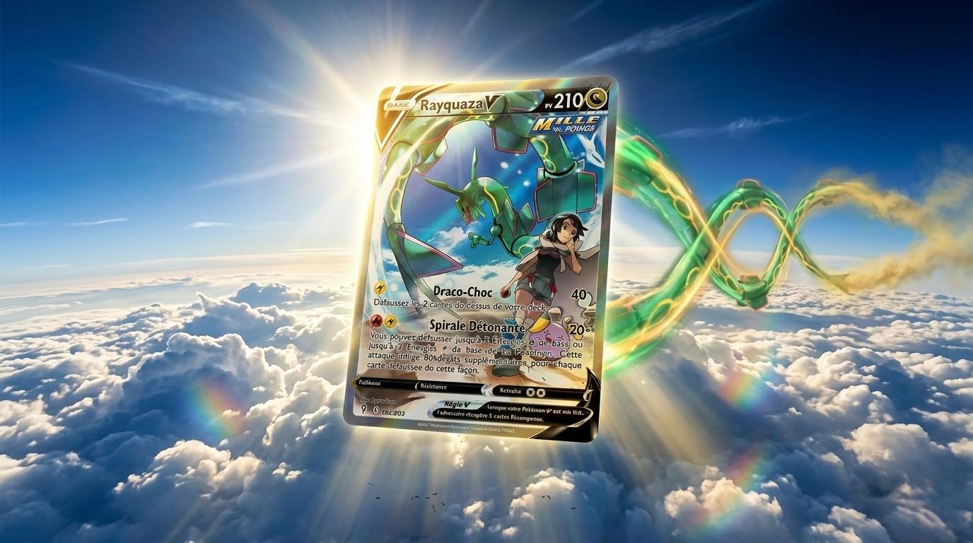 Rayquaza V Alt Art prix : cote et analyse 194/203 Évolution Céleste