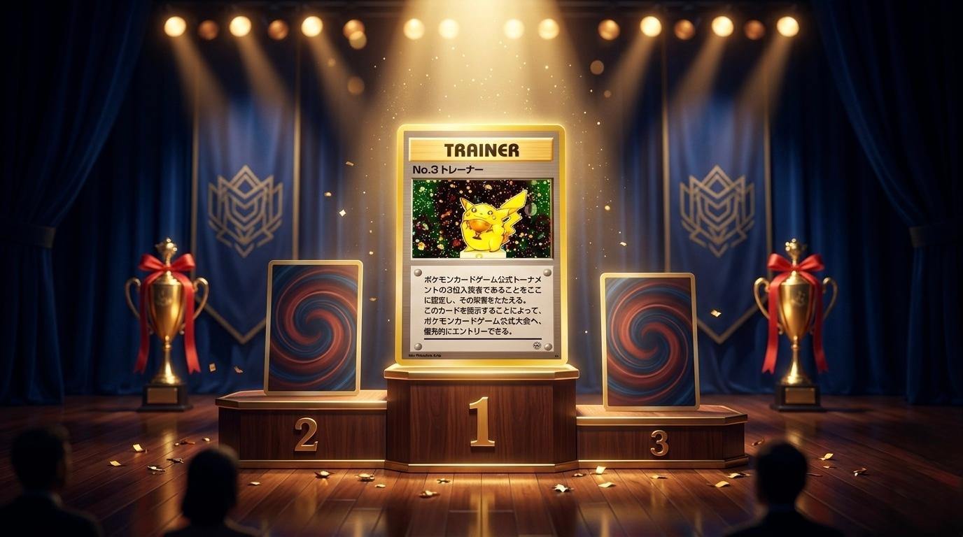 Trophy Pikachu carte tournoi rare : l'histoire des cartes trophées