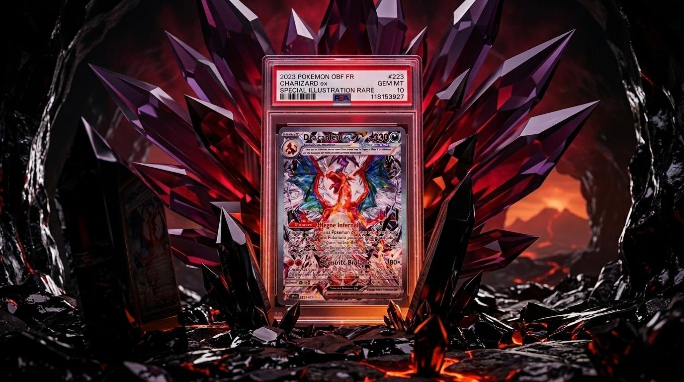 Dracaufeu ex Flammes Obsidiennes : prix et cote 2024