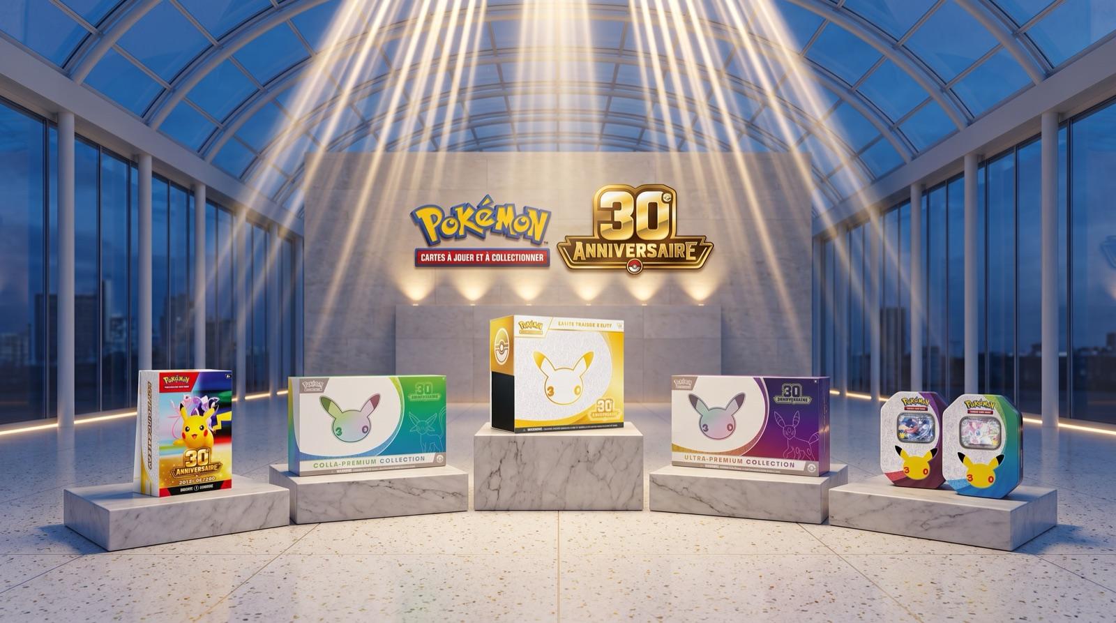 Pokémon 30 ans : date de sortie, calendrier et précommandes